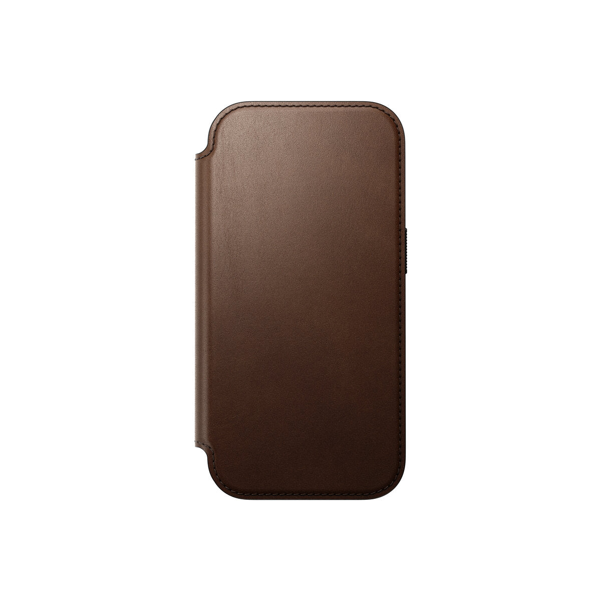 Kožené flipové pouzdro pro iPhone 18 Pro/17 Pro Nomad Modern Leather Folio - hnědá