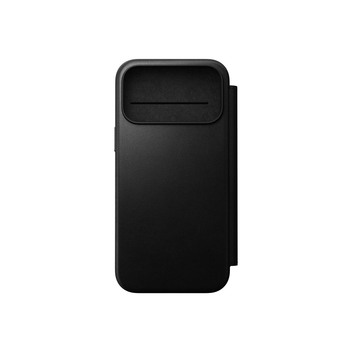 Kožené flipové pouzdro pro iPhone 18 Pro Max/17 Pro Max Nomad Modern Leather Folio - černá