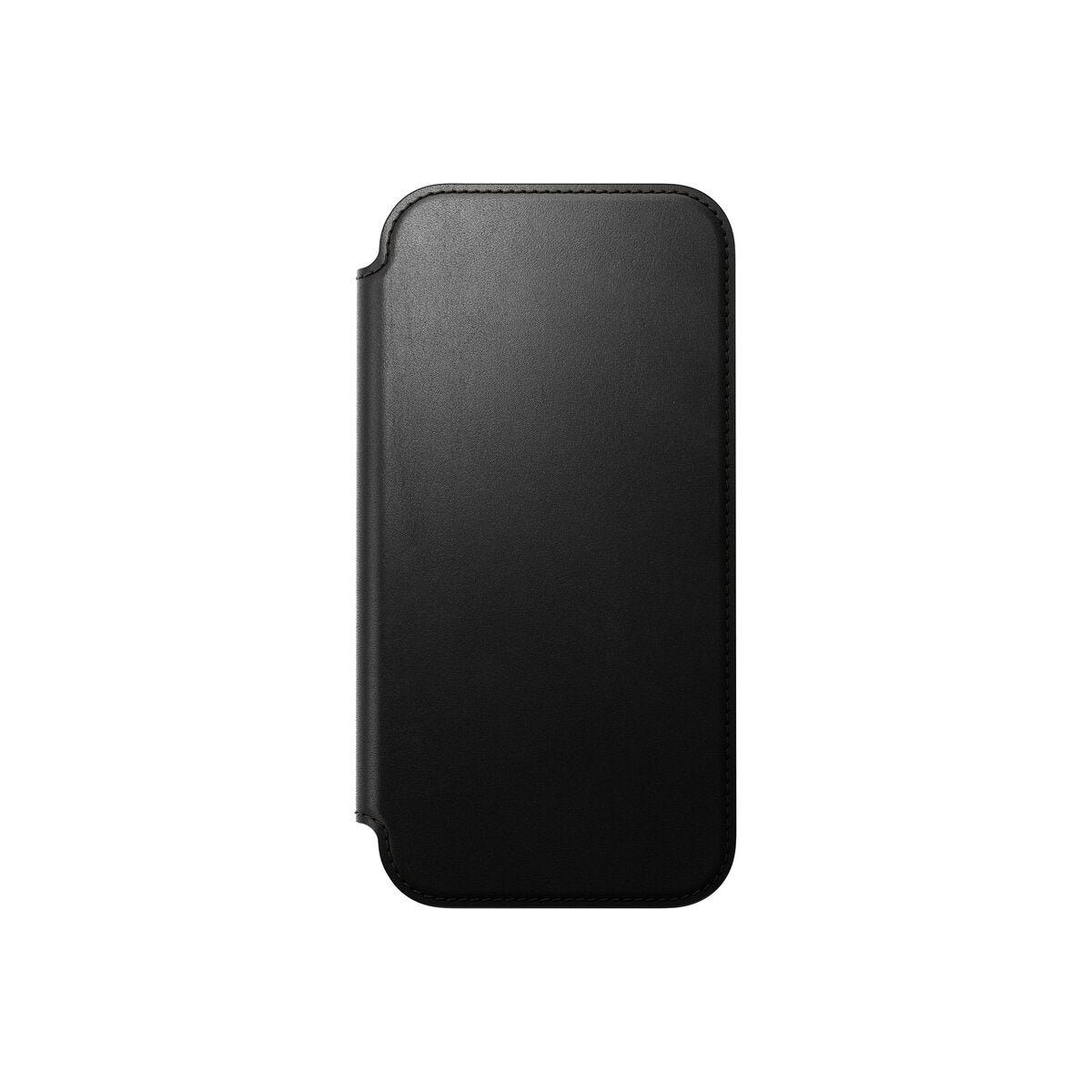 Kožené flipové pouzdro pro iPhone 18 Pro Max/17 Pro Max Nomad Modern Leather Folio - černá