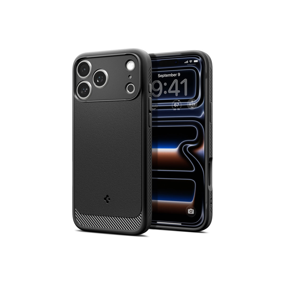MagSafe kryt pro iPhone 18 Pro Max/17 Pro Max Spigen Rugged Armor MagSafe - matná černá