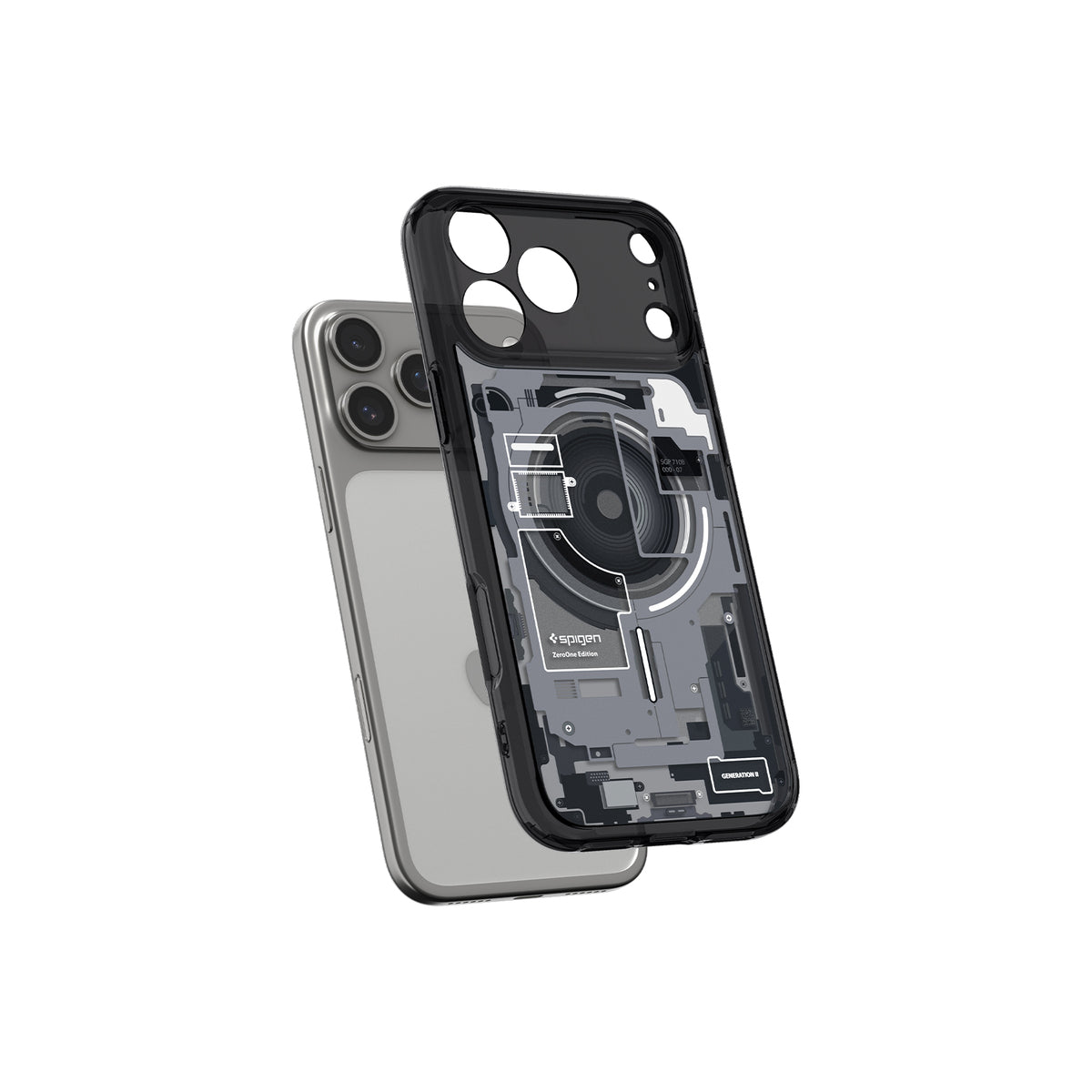 MagSafe kryt pro iPhone 18 Pro Max/17 Pro Max Spigen Ultra Hybrid MagSafe - zero one černá