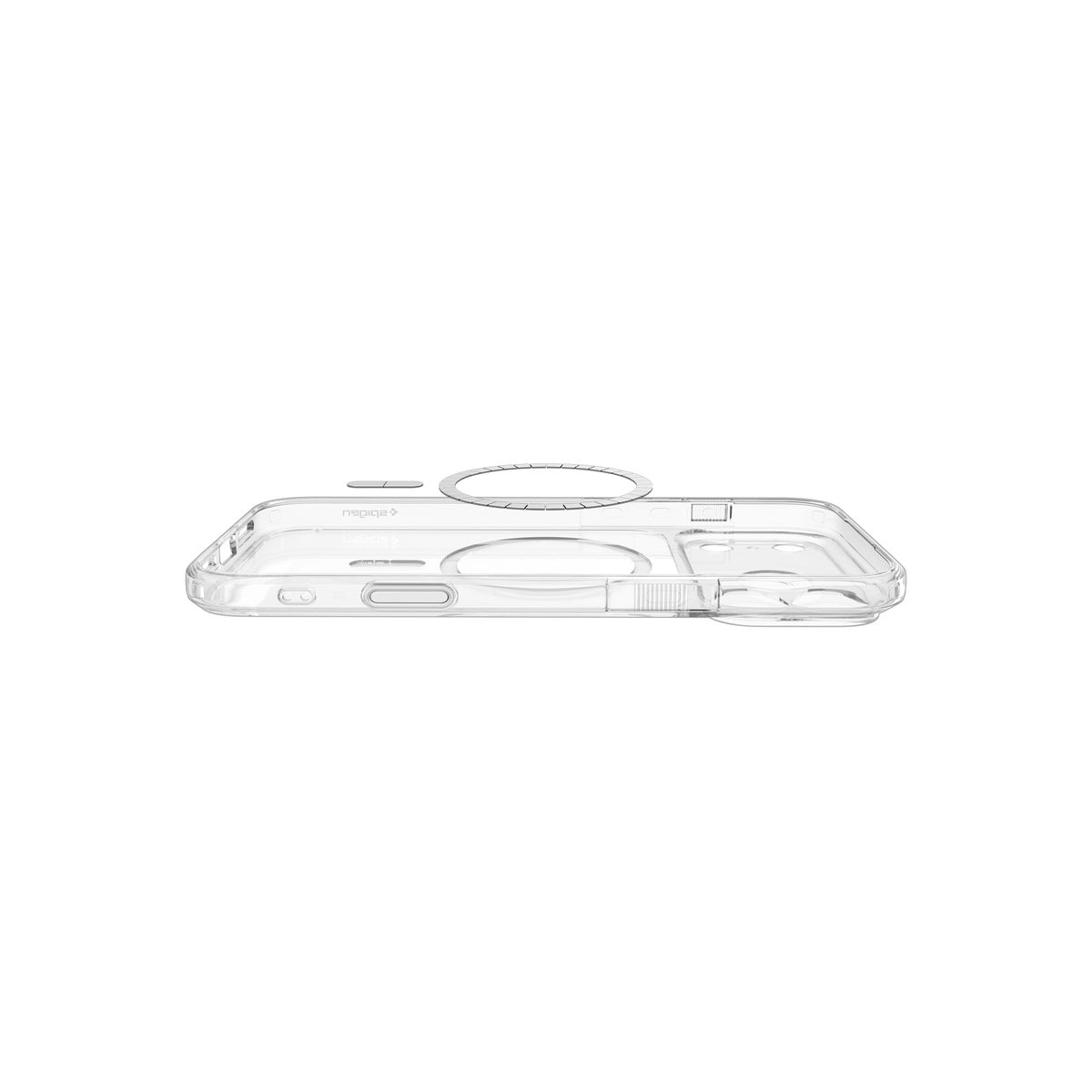 MagSafe kryt pro iPhone 18 Pro Max/17 Pro Max Spigen Ultra Hybrid T MagSafe - lesklá bílá
