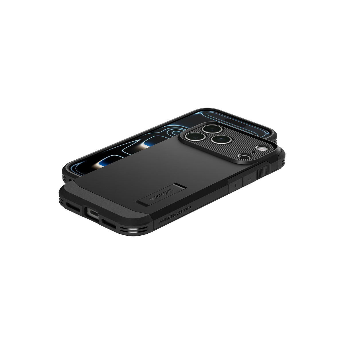 MagSafe kryt pro iPhone 18 Pro Max/17 Pro Max Spigen Tough Armor T MagSafe - černá