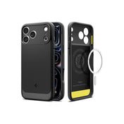 MagSafe kryt pro iPhone 18 Pro/17 Pro Spigen Rugged Armor MagSafe - matná černá