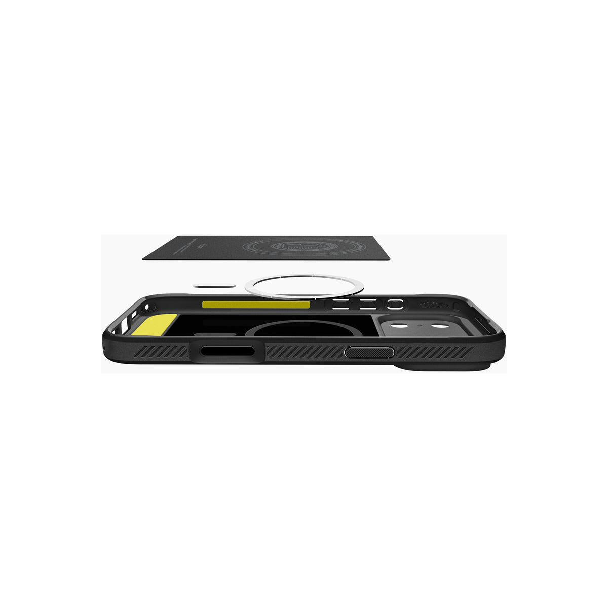 MagSafe kryt pro iPhone 18 Pro/17 Pro Spigen Rugged Armor MagSafe - matná černá