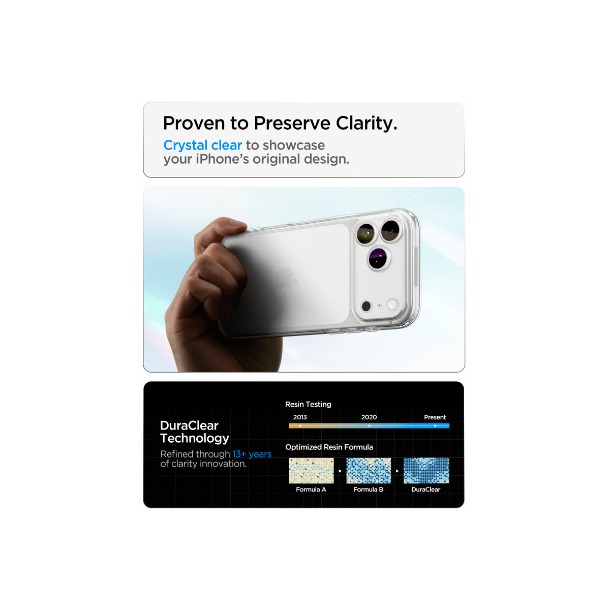 Kryt pro iPhone 18 Pro/17 Pro Spigen Ultra Hybrid - průhledná