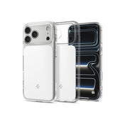 MagSafe kryt pro iPhone 18 Pro/17 Pro Spigen Ultra Hybrid T MagSafe - lesklá bílá