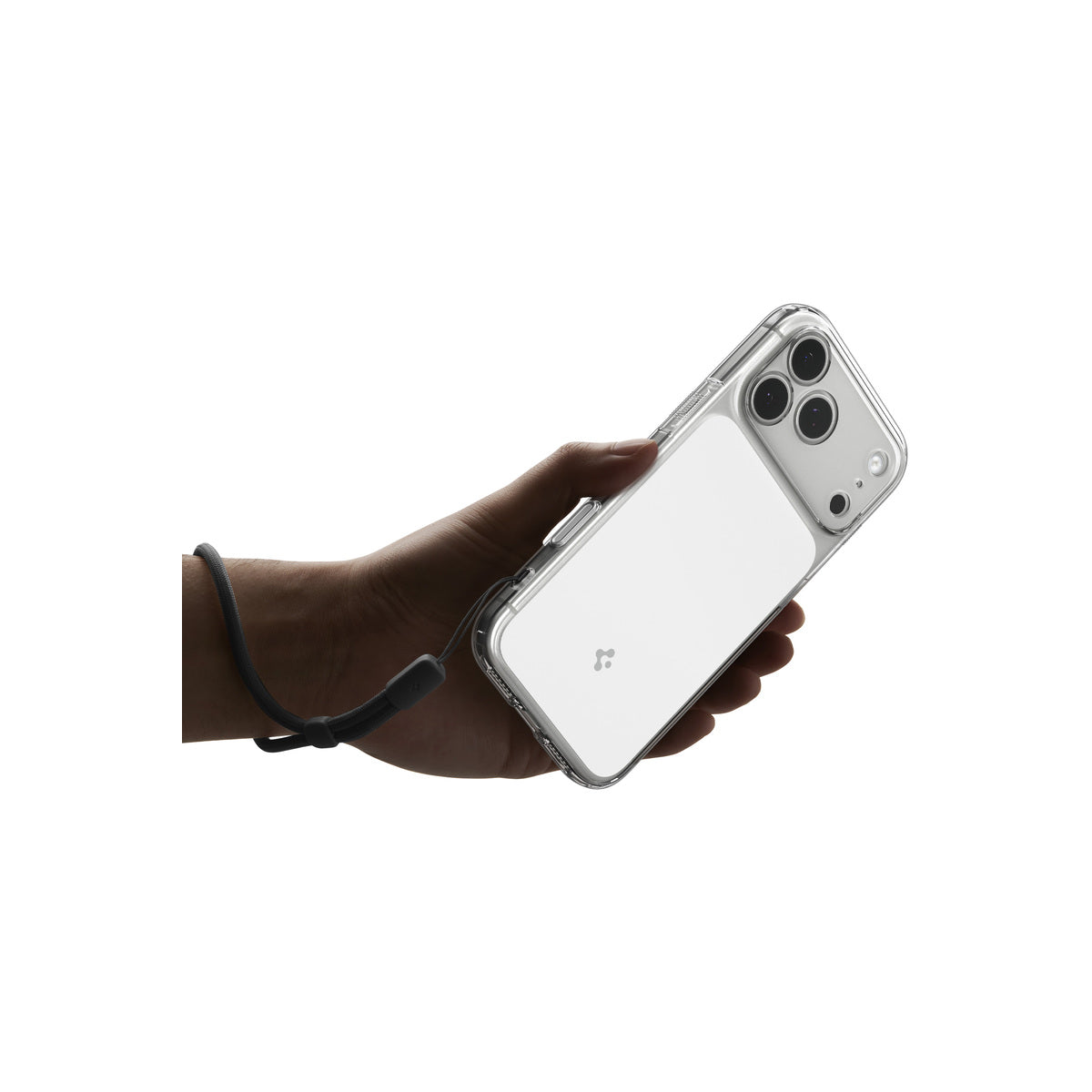 MagSafe kryt pro iPhone 18 Pro/17 Pro Spigen Ultra Hybrid T MagSafe - lesklá bílá