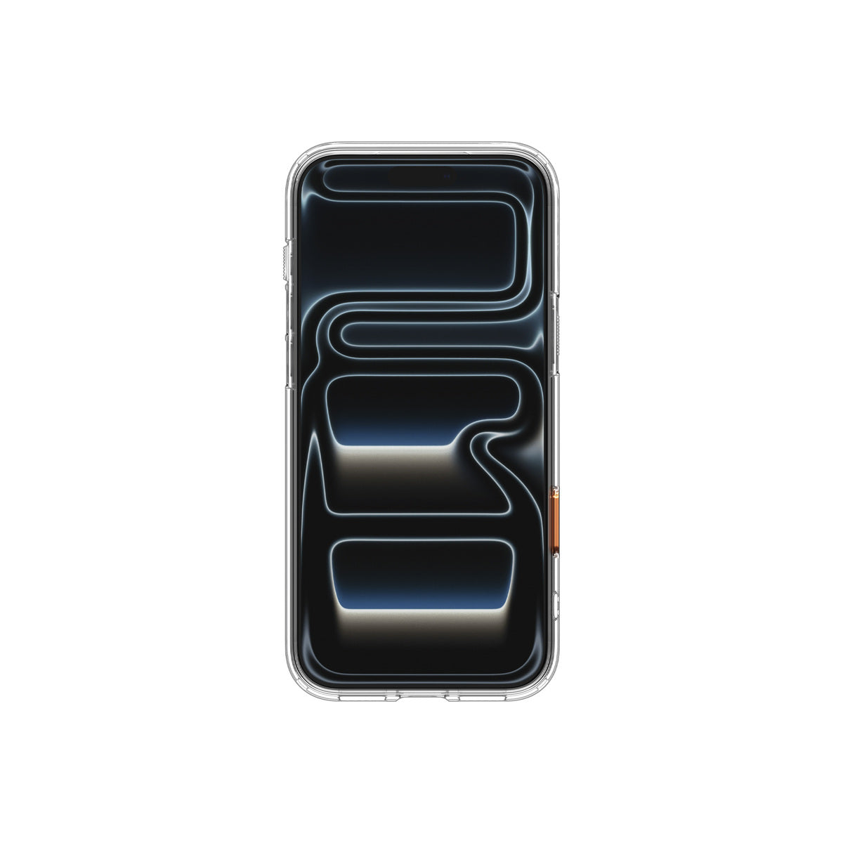 MagSafe kryt pro iPhone 18 Pro/17 Pro Spigen Ultra Hybrid T MagSafe - lesklá oranžová