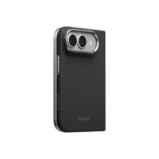 Kryt pro iPhone Duo Pitaka Edge Case (Zadní kryt) - černý/šedý