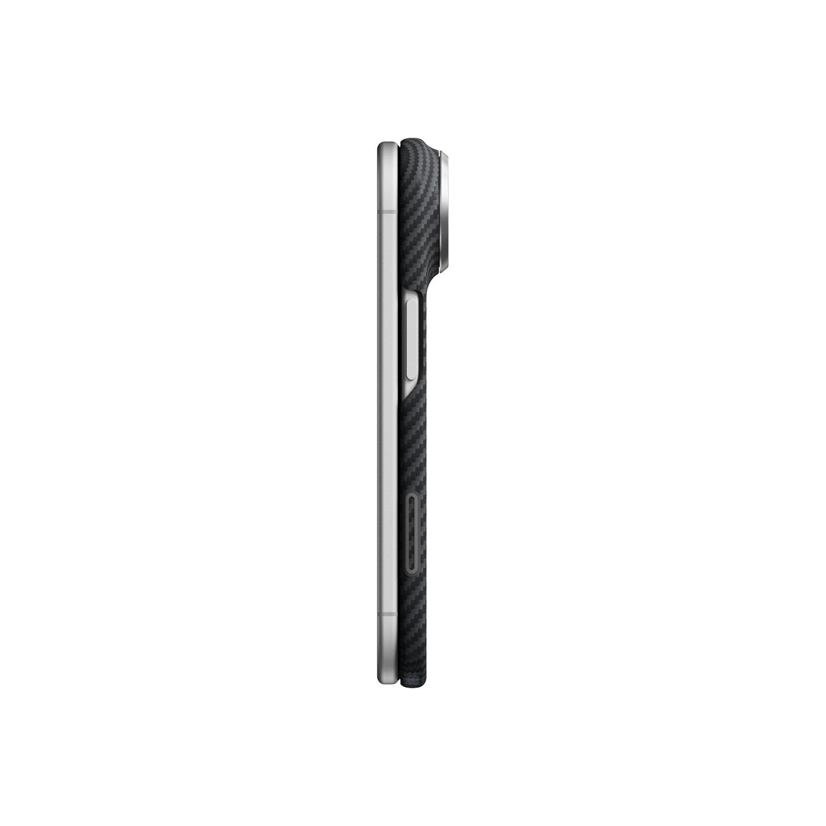 Kryt pro iPhone Duo Pitaka Edge Case (Zadní kryt) - černý/šedý