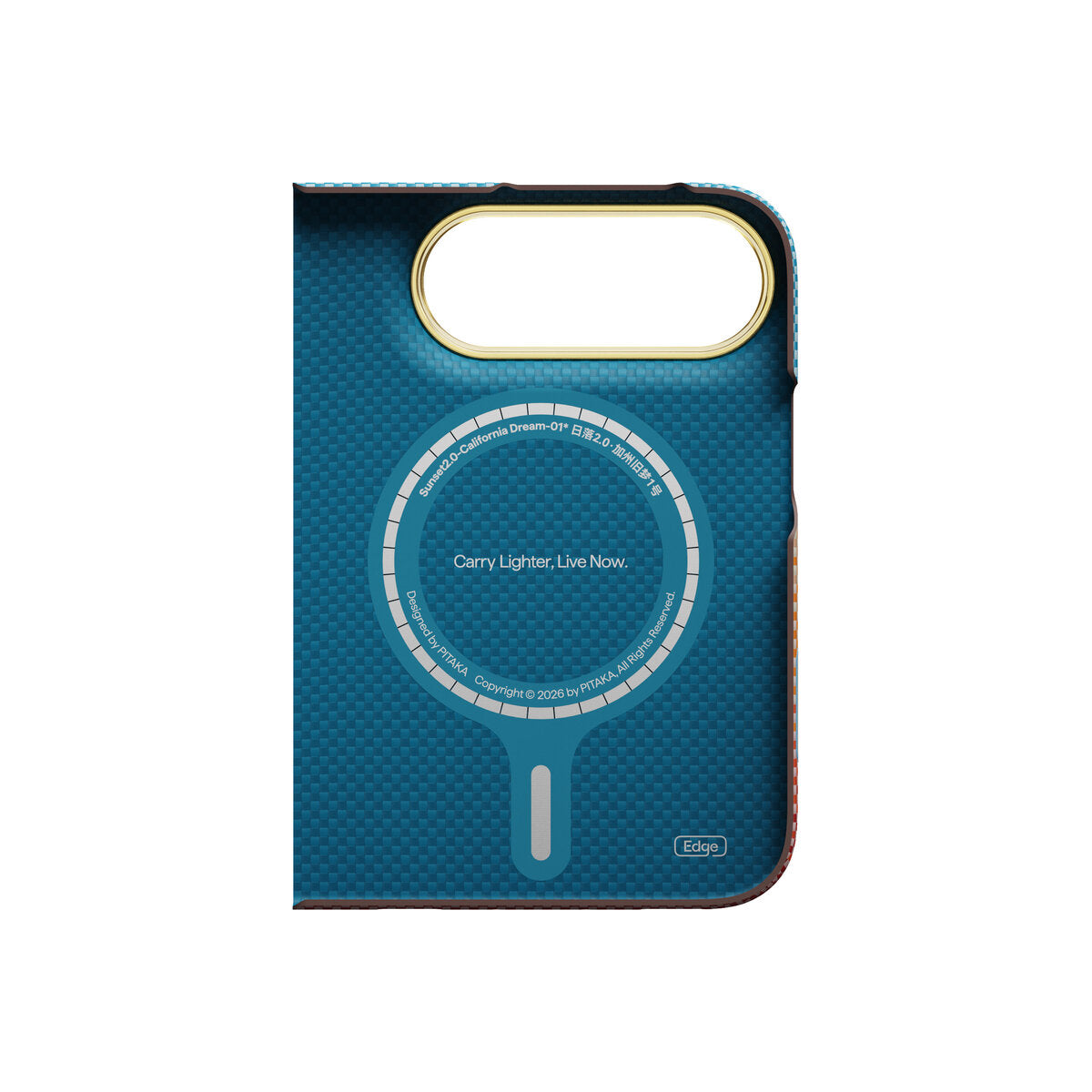 Kryt pro iPhone Duo Pitaka Edge Case (Zadní kryt) - california dream sunset