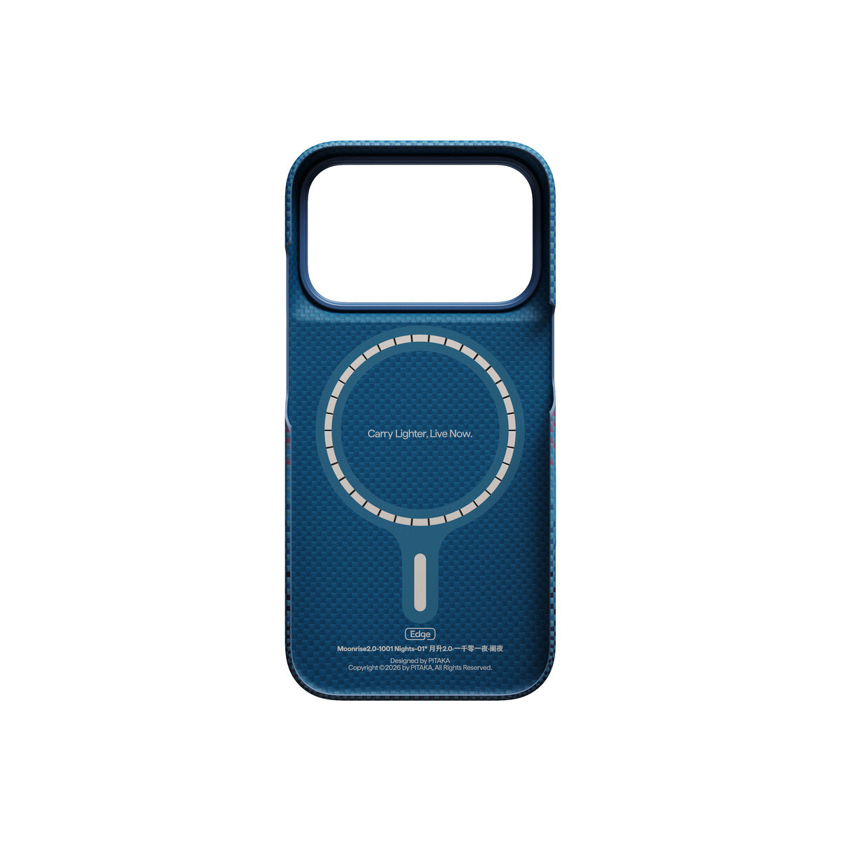 Kryt pro iPhone 18 Pro Pitaka Edge Case - moonrise