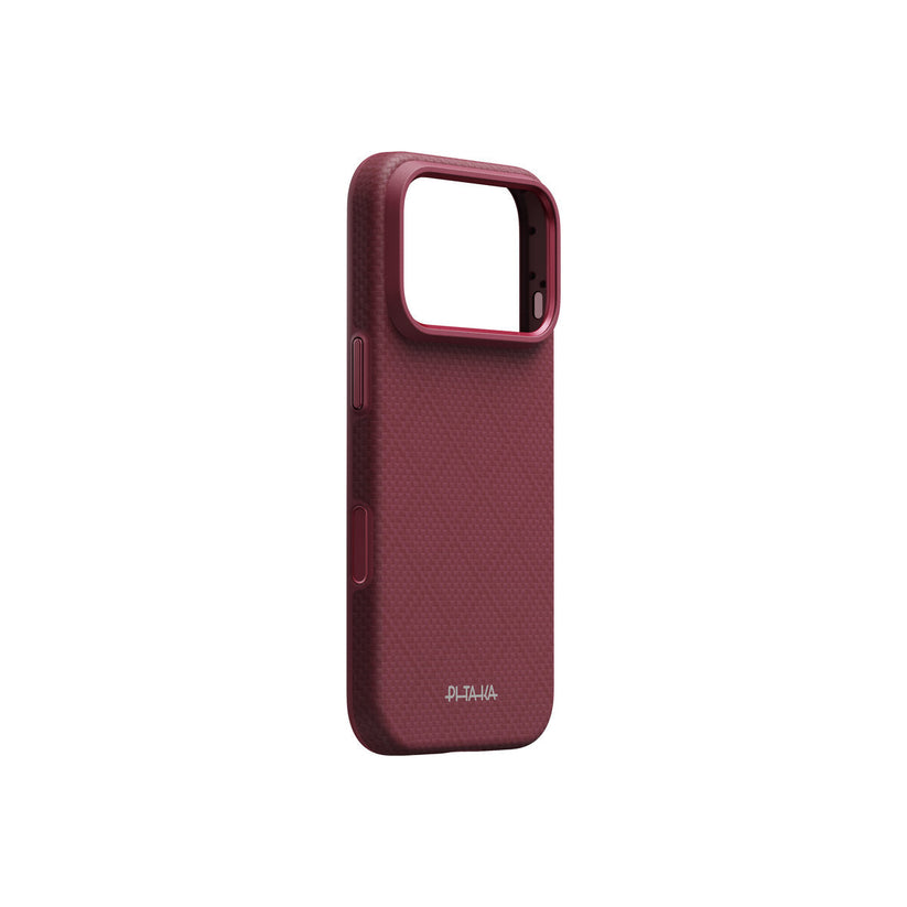 Kryt pro iPhone 18 Pro Pitaka Summa Case Argyle - burgundy - iSTYLE.cz