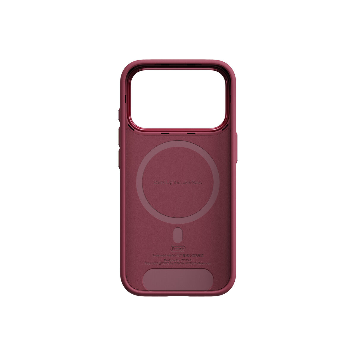 Kryt pro iPhone 18 Pro Pitaka Summa Case Argyle - burgundy - iSTYLE.cz