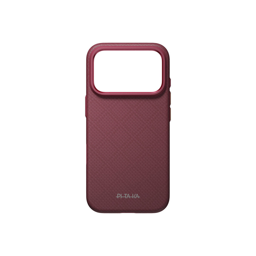 Kryt pro iPhone 18 Pro Pitaka Summa Case Argyle - burgundy - iSTYLE.cz