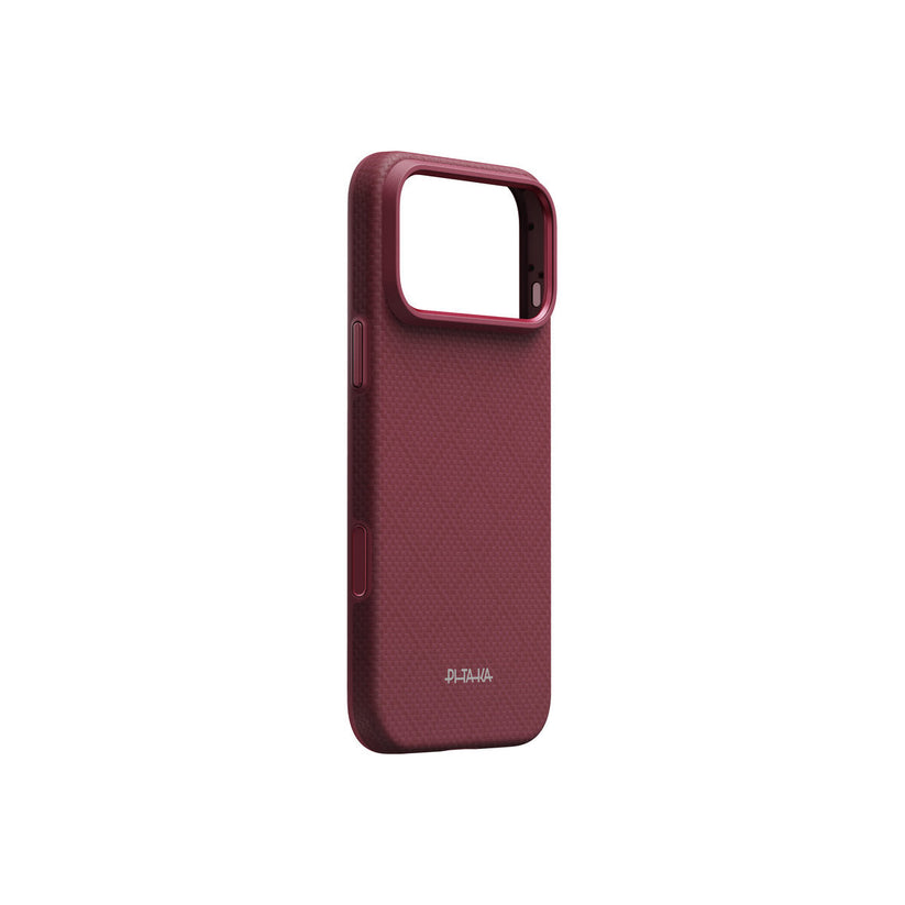 Kryt pro iPhone 18 Pro Max Pitaka Summa Case Argyle - burgundy - iSTYLE.cz