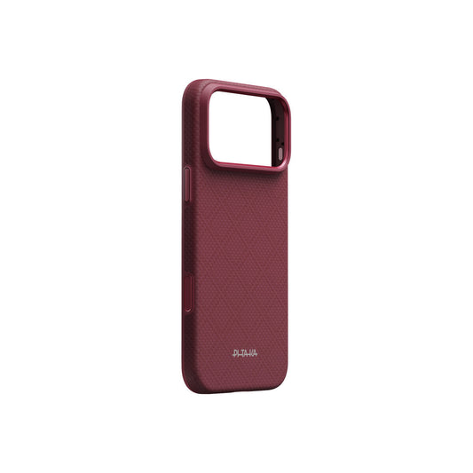 Kryt pro iPhone 18 Pro Max Pitaka Summa Case Argyle - burgundy - iSTYLE.cz