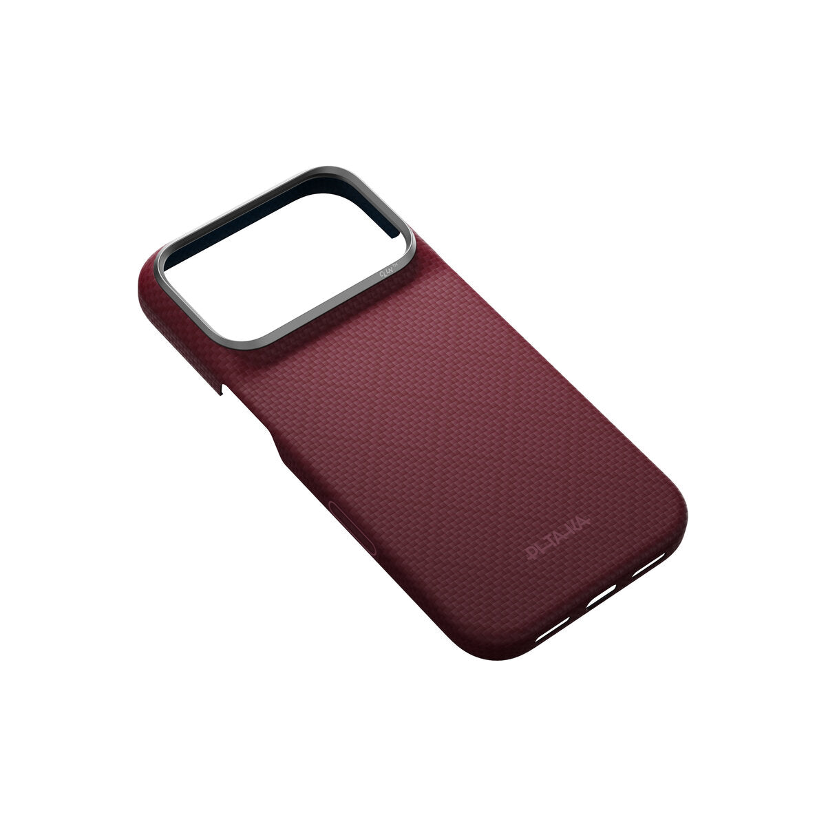 Kryt pro iPhone 18 Pro Pitaka Edge Case Argyle - burgundy