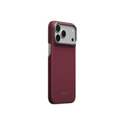Kryt pro iPhone 18 Pro Max Pitaka Edge Case Argyle - burgundy