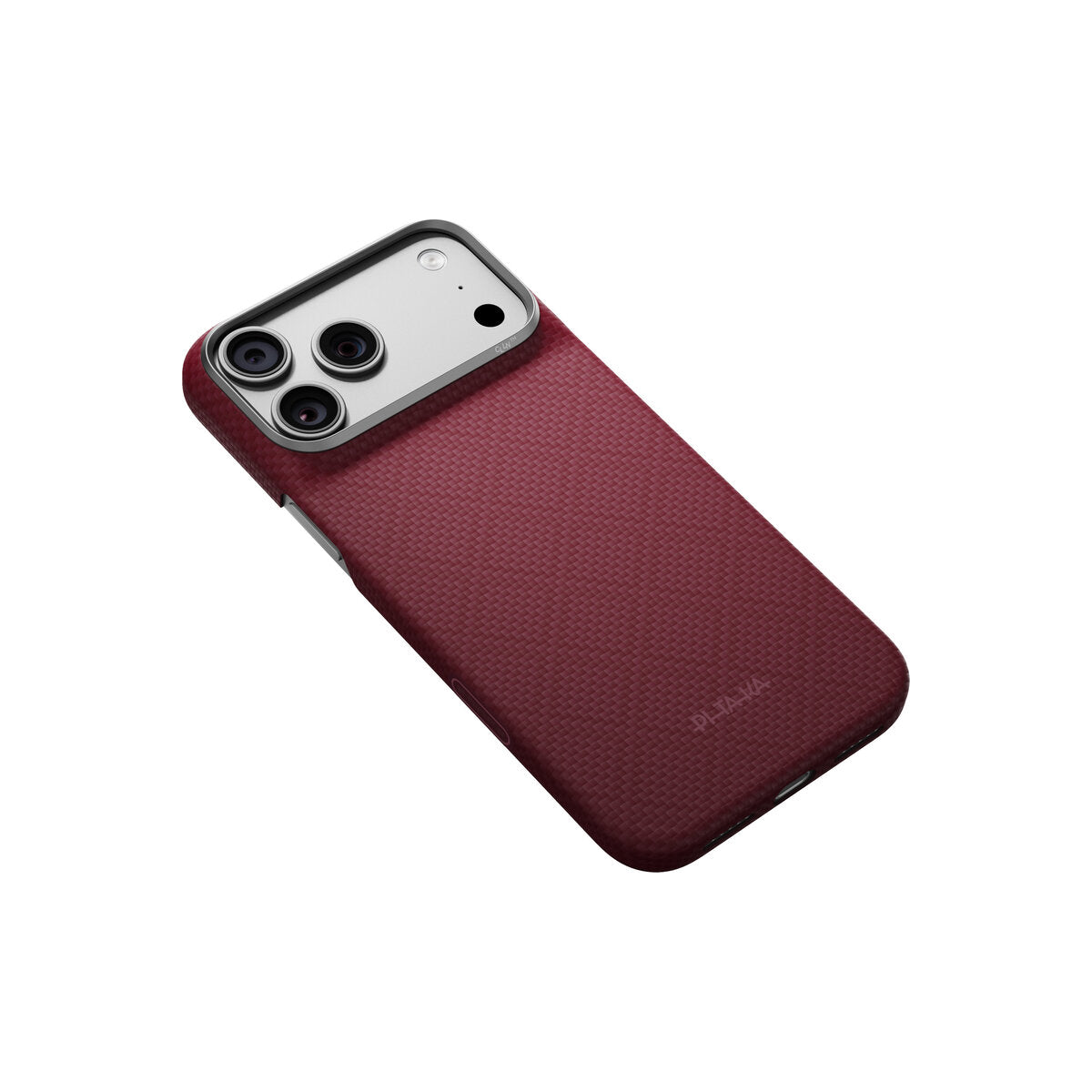 Kryt pro iPhone 18 Pro Max Pitaka Edge Case Argyle - burgundy