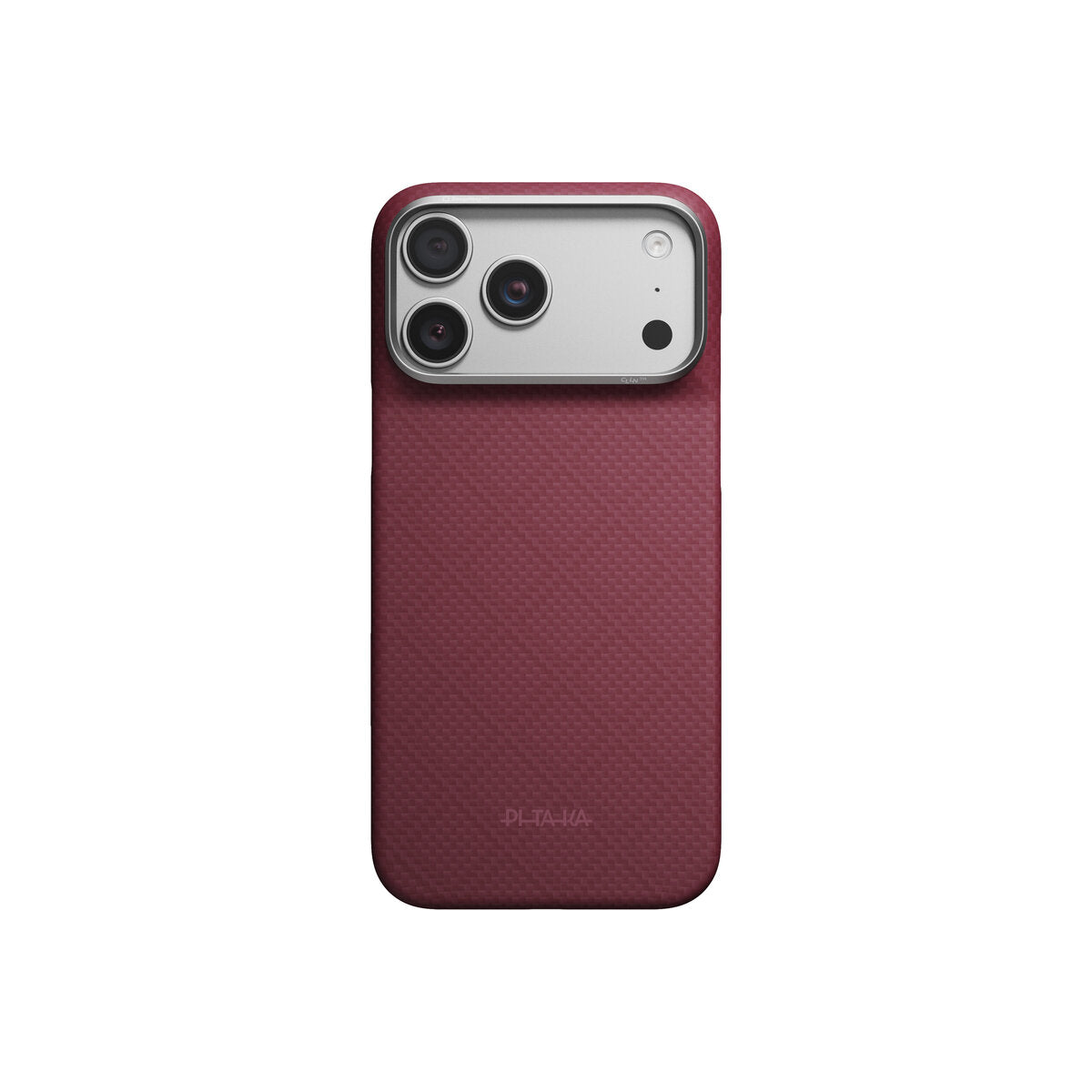 Kryt pro iPhone 18 Pro Max Pitaka Edge Case Argyle - burgundy