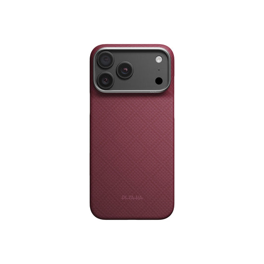 Kryt pro iPhone 18 Pro Max Pitaka Edge Case Argyle - burgundy