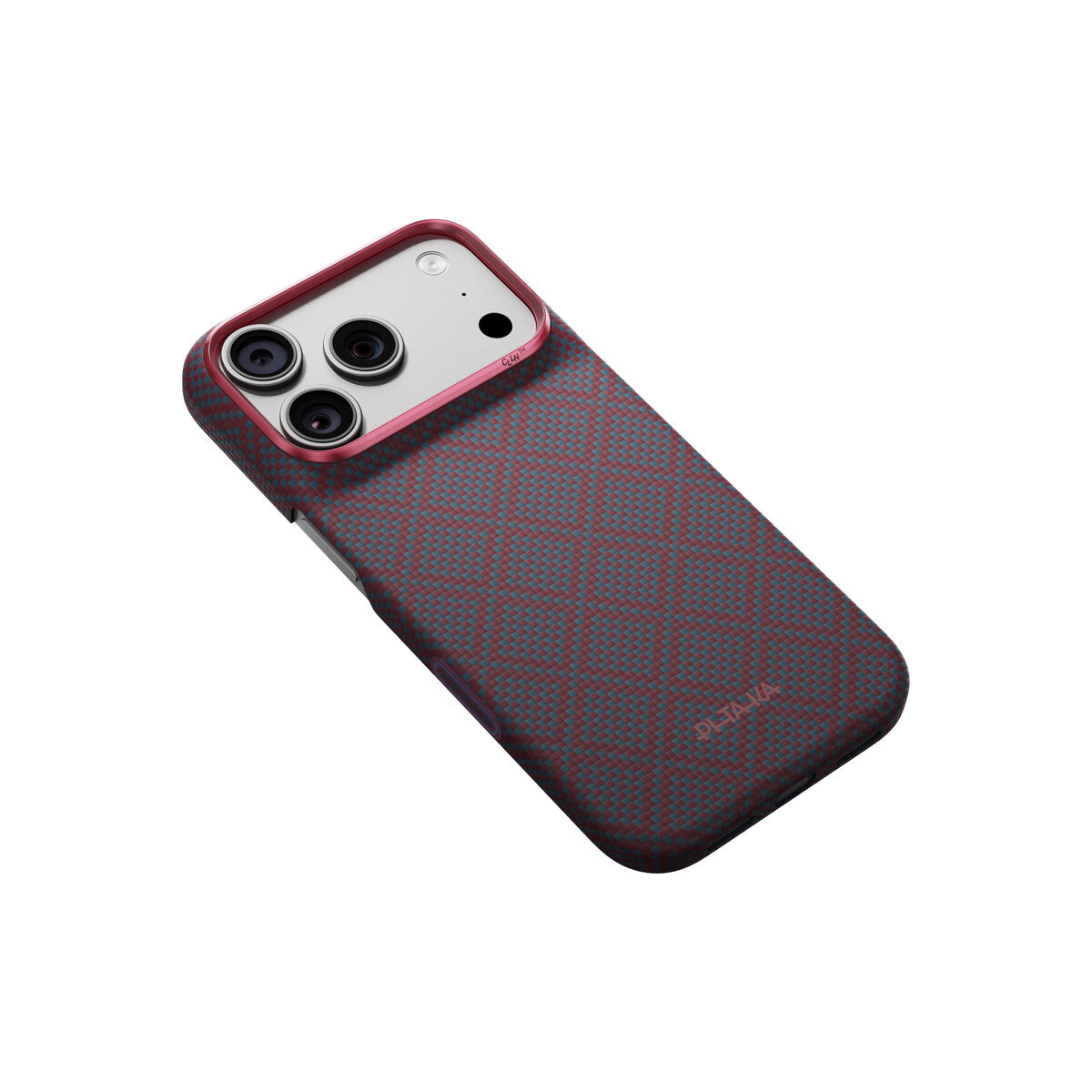 Kryt pro iPhone 18 Pro Pitaka Edge Case Argyle - blue's red