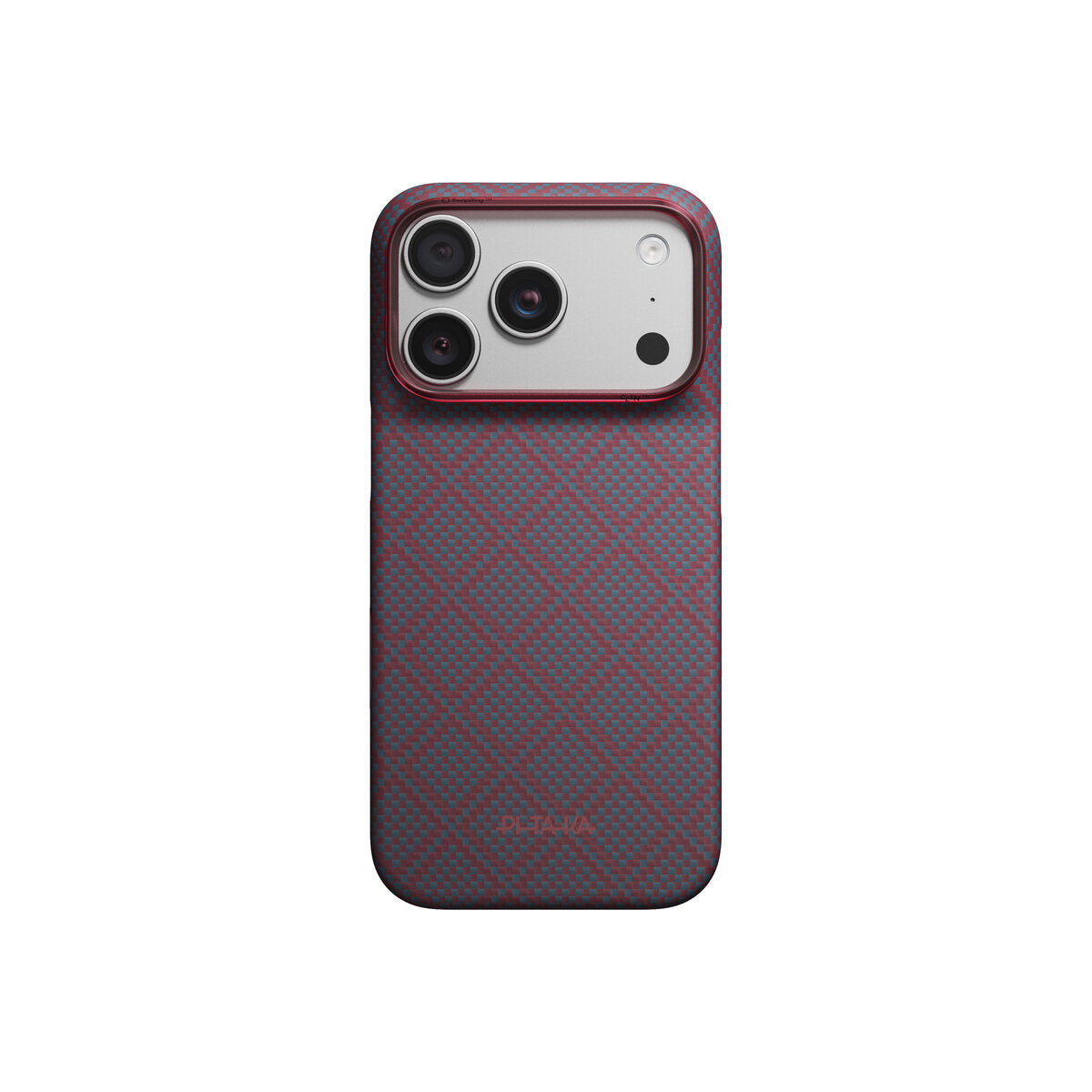 Kryt pro iPhone 18 Pro Pitaka Edge Case Argyle - blue's red