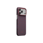 Kryt pro iPhone 18 Pro Max Pitaka Edge Case Argyle - blue's red
