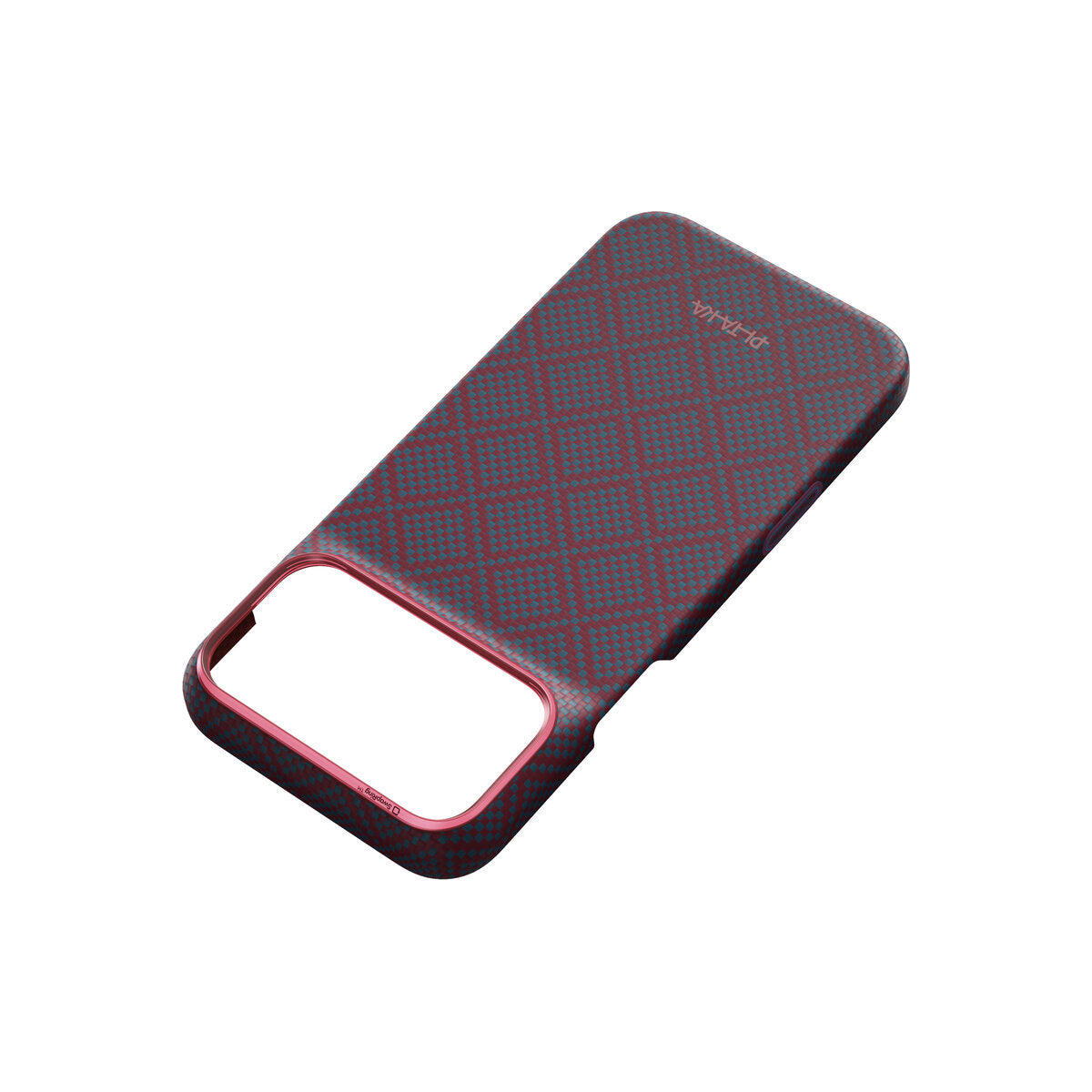 Kryt pro iPhone 18 Pro Max Pitaka Edge Case Argyle - blue's red