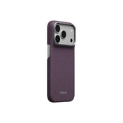 Kryt pro iPhone 18 Pro Pitaka Edge Case PTK Weaving - charoite purple
