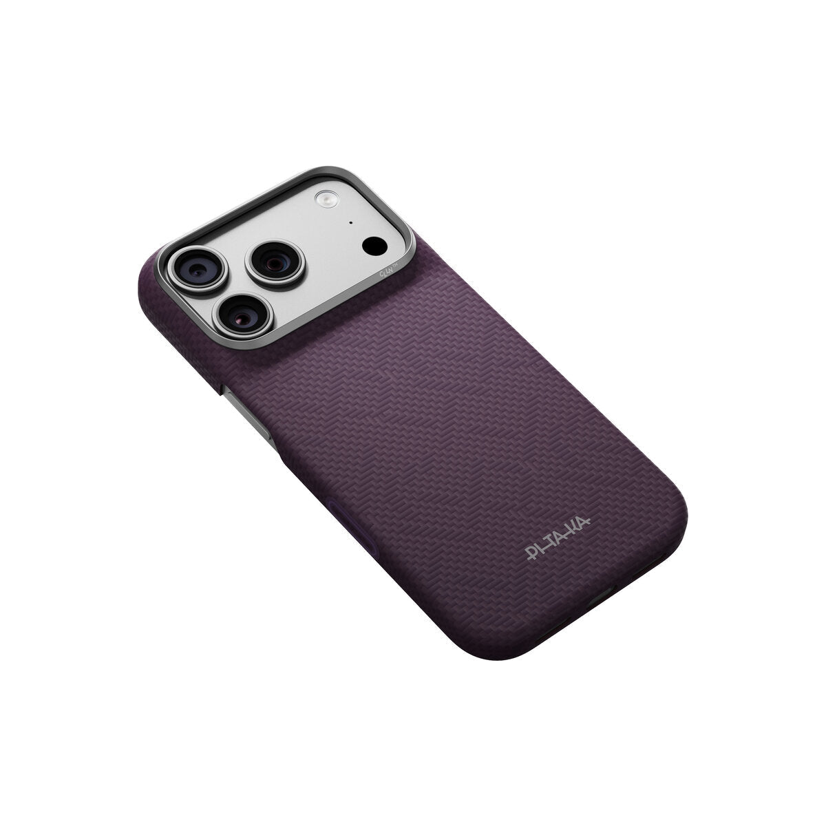 Kryt pro iPhone 18 Pro Pitaka Edge Case PTK Weaving - charoite purple