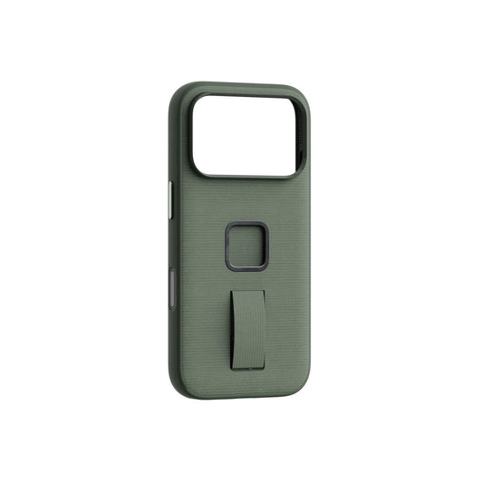 Kryt s poutkem pro iPhone 18 Pro Peak Design Everyday Case SlimLink - šalvějově zelený