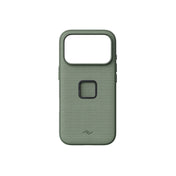 Kryt pro iPhone 18 Pro Peak Design Everyday Case SlimLink - šalvějově zelený