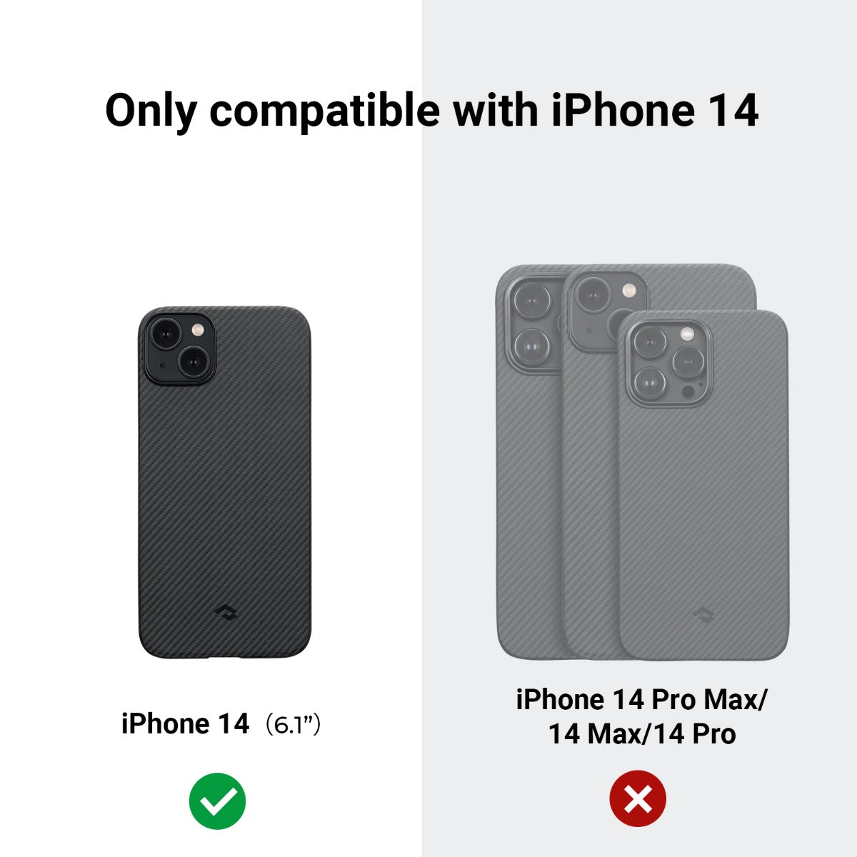Kryt na iPhone 14 Plus Pitaka MagEZ 3 600D - černý - iSTYLE CZ