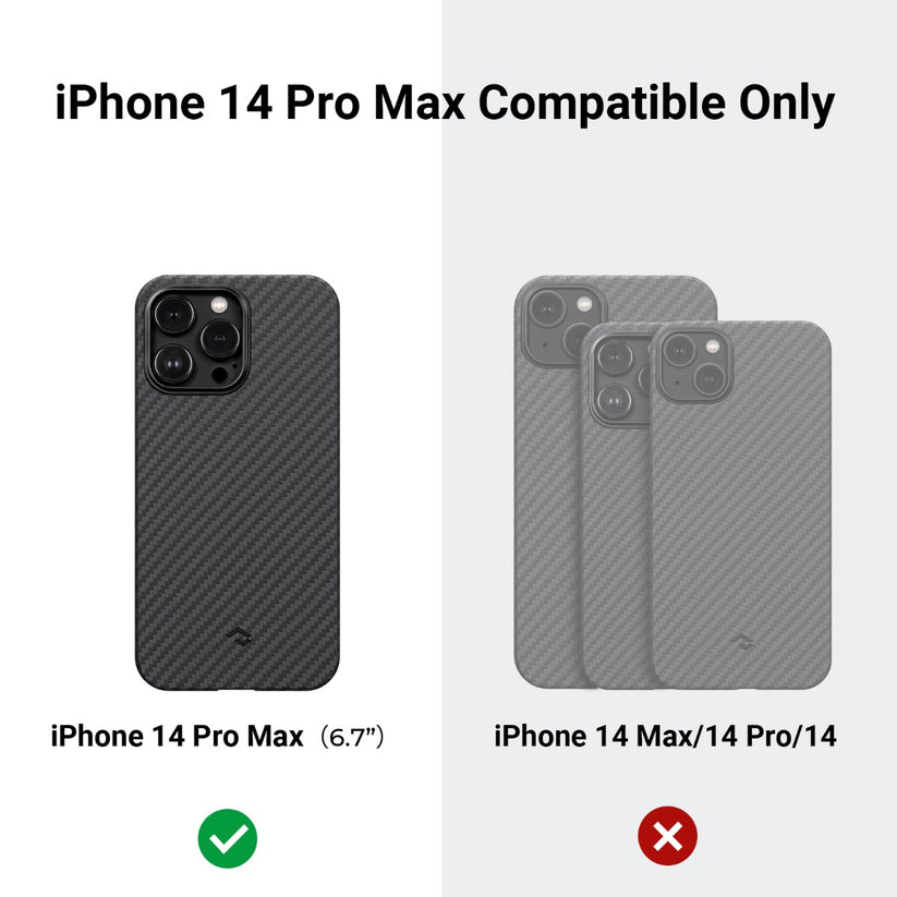 Kryt na iPhone 14 Pro Pitaka MagEZ 3 1500D - černý - iSTYLE CZ
