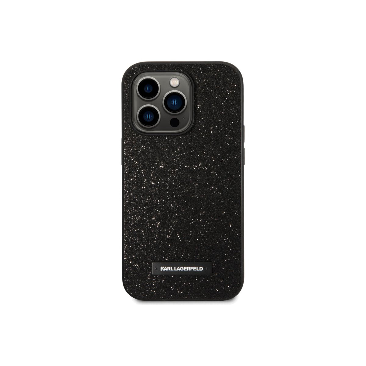 Kryt pro iPhone 14 Pro Karl Lagerfeld Glitter Plague - černý