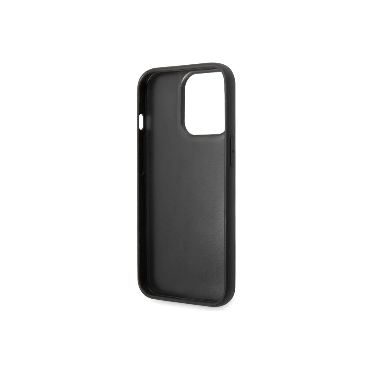 Kryt pro iPhone 14 Pro Karl Lagerfeld Quilted Puffy Metal Logo - černý