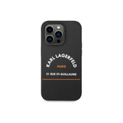 Kryt pro iPhone 14 Pro Karl Lagerfeld Rue St Guillaume - černý