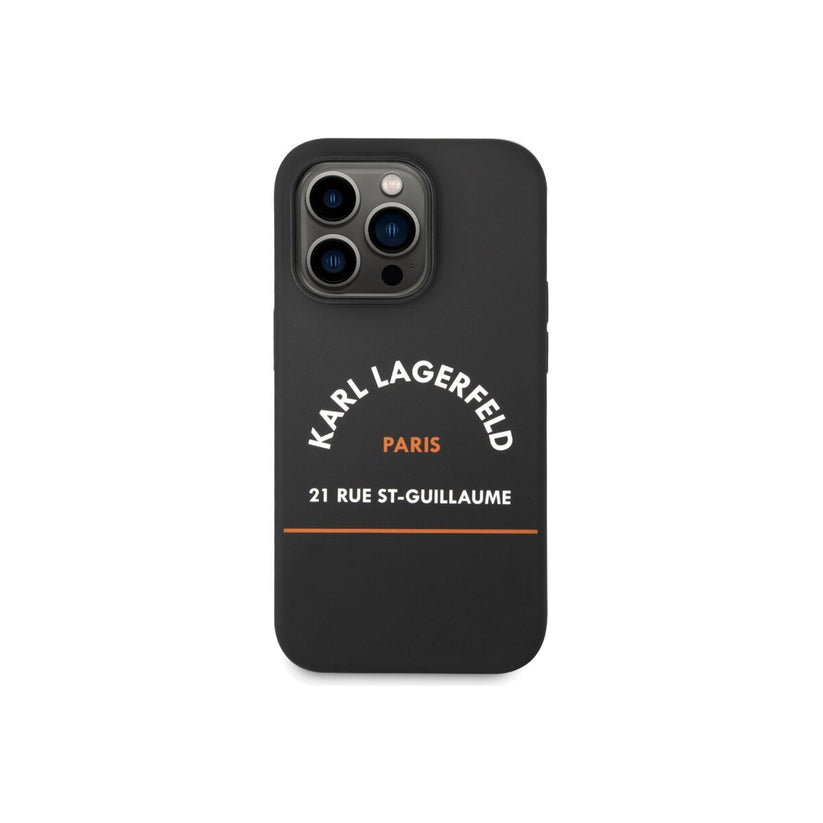 Kryt pro iPhone 14 Pro Karl Lagerfeld Rue St Guillaume - černý