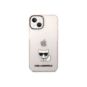 Kryt pro iPhone 14 Plus Karl Lagerfeld Choupette Logo - růžový - iSTYLE CZ