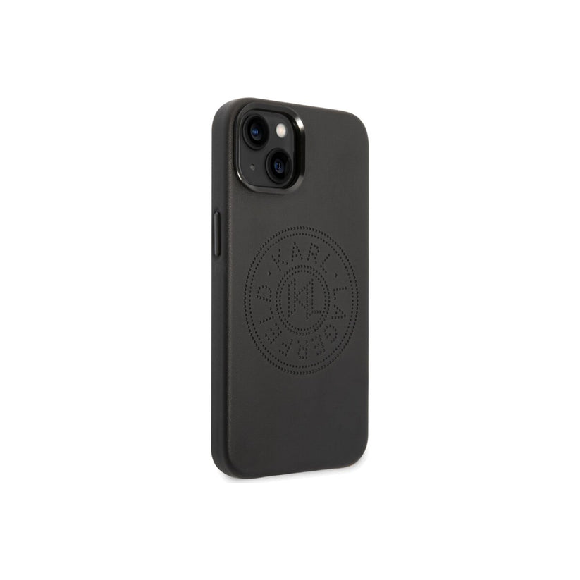 Kryt pro iPhone 14 Plus Karl Lagerfeld Leather Perforated Logo - černý - iSTYLE CZ