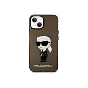 Kryt pro iPhone 14 Plus Karl Lagerfeld IML Ikonik NFT - černý - iSTYLE CZ