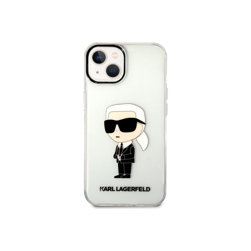 Kryt pro iPhone 14 Plus Karl Lagerfeld IML Ikonik NFT - průhledný - iSTYLE CZ