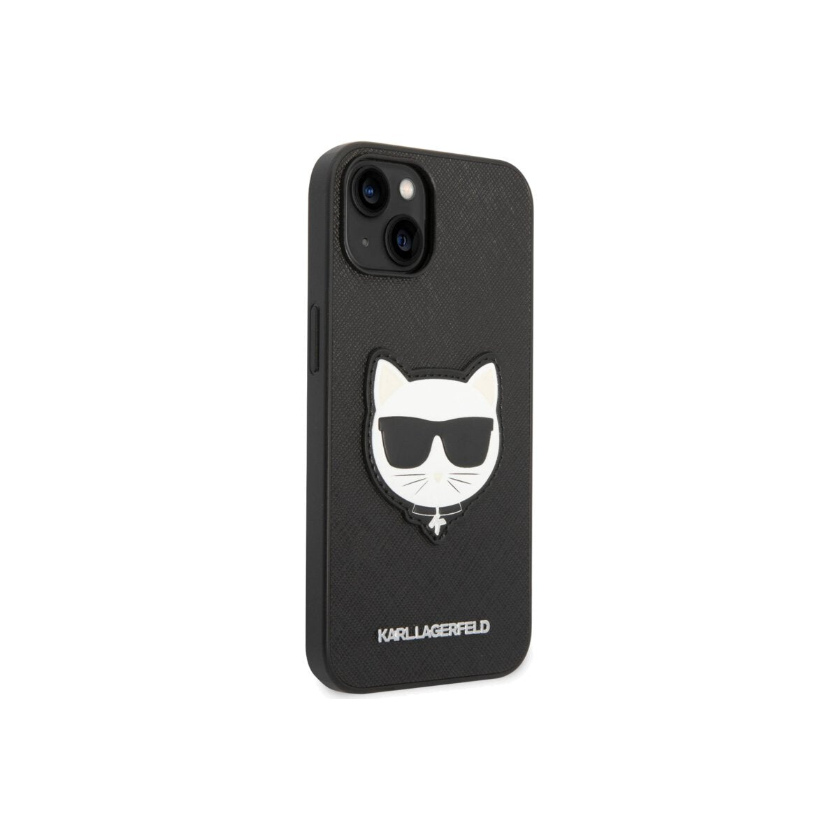 Kryt pro iPhone 14 Plus Karl Lagerfeld Saffiano Choupette Head - černý - iSTYLE CZ