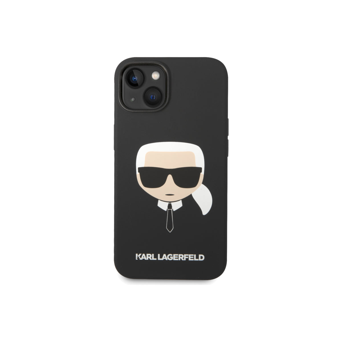 Kryt pro iPhone 14 Plus Karl Lagerfeld Liquid Silicone Karl Head - černý - iSTYLE CZ