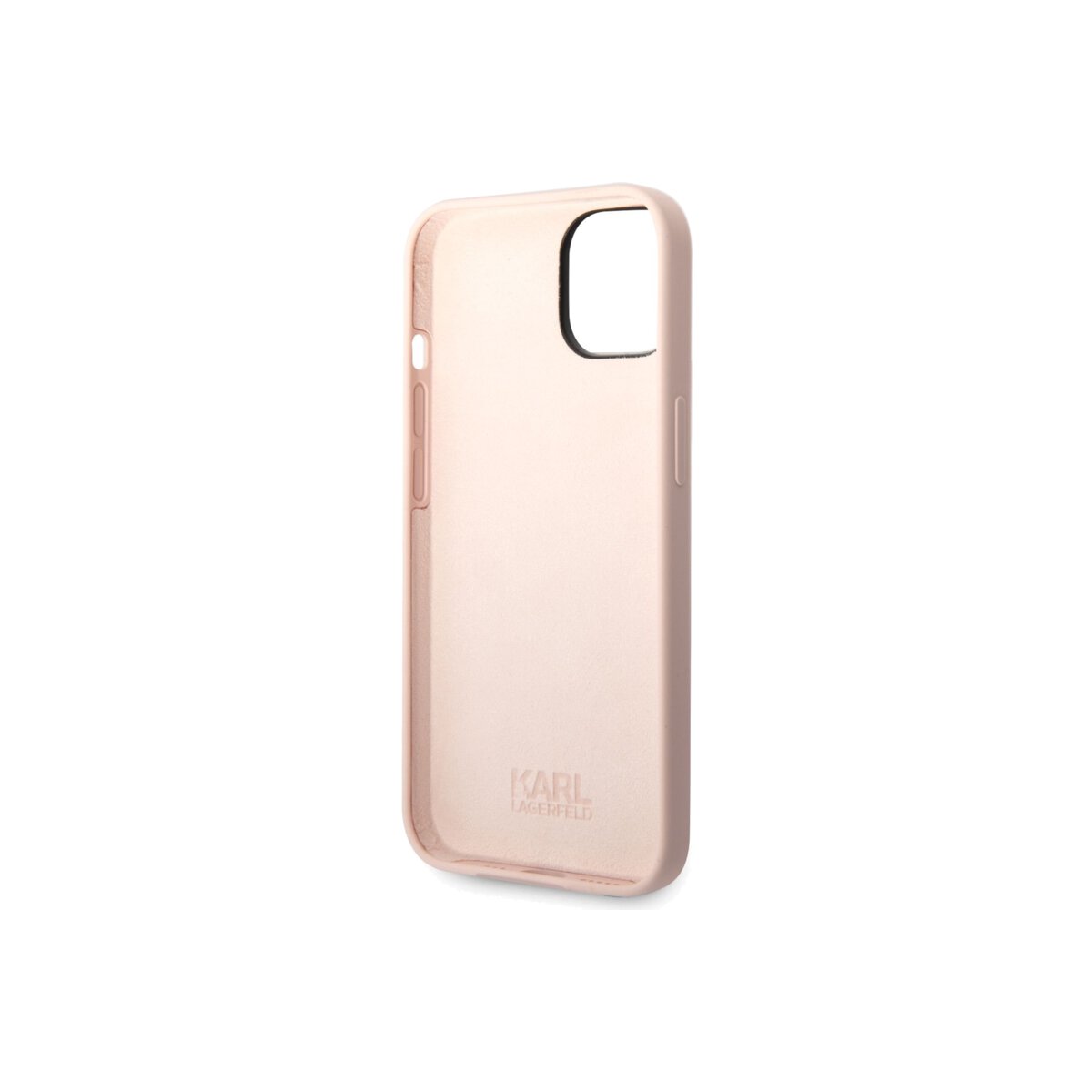Kryt pro iPhone 14 Plus Karl Lagerfeld Silicone Karl Head - růžový - iSTYLE CZ