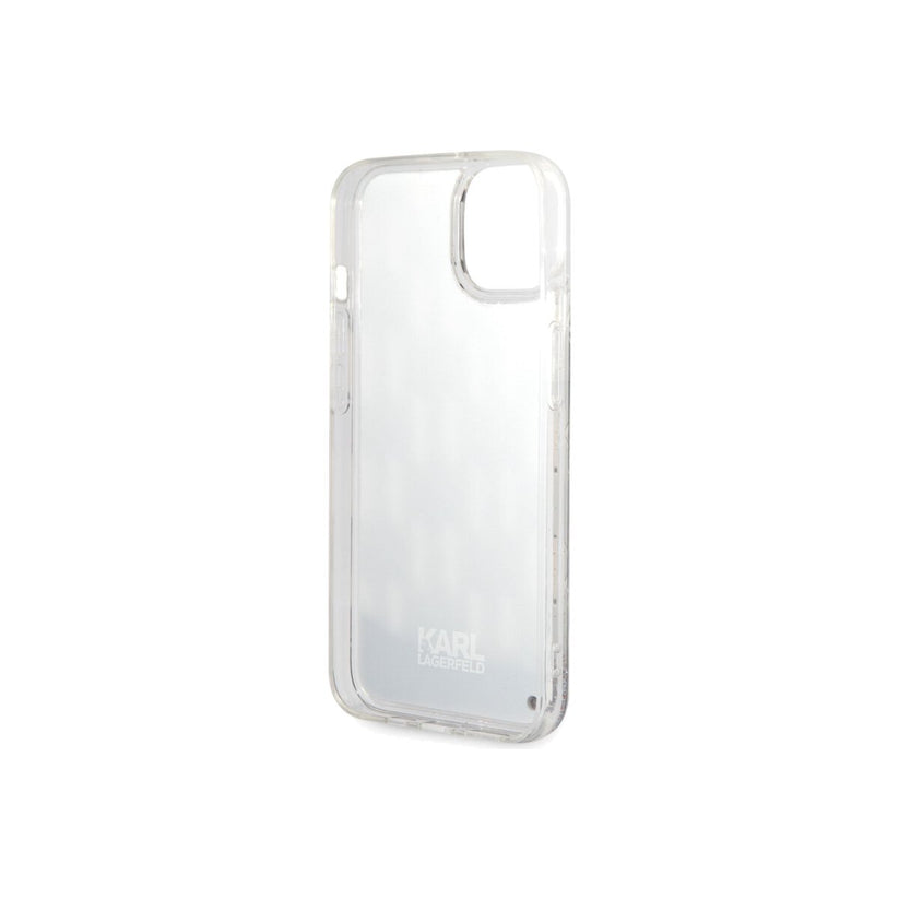 Kryt pro iPhone 14 Plus Karl Lagerfeld Monogram Liquid Glitter - černý - iSTYLE CZ