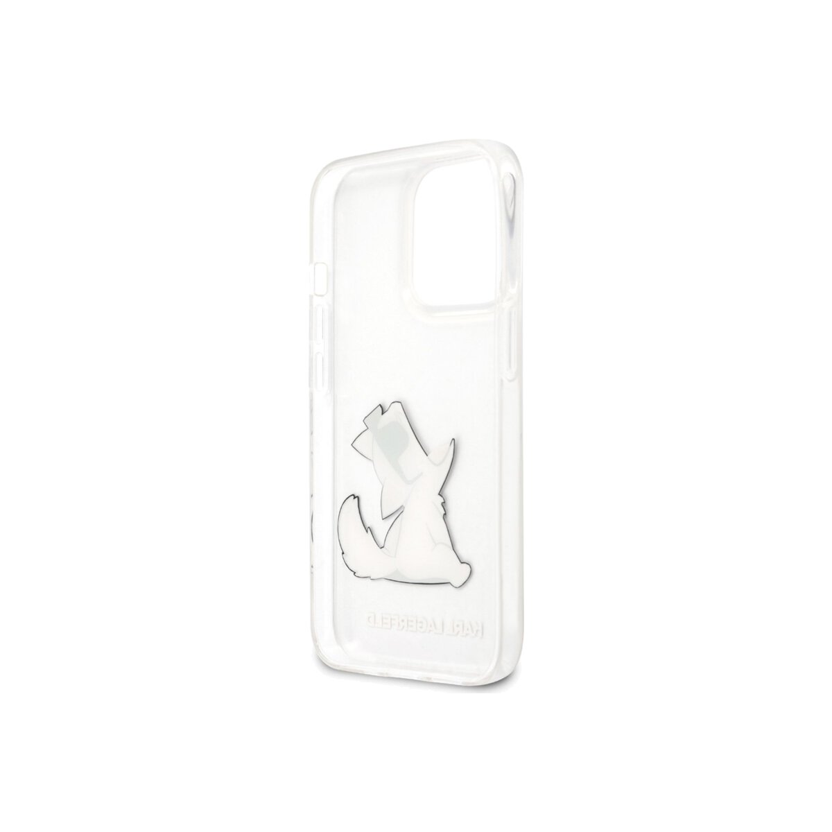 Kryt pro iPhone 14 Pro Max Karl Lagerfeld Choupette Eat - průhledný